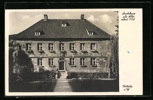 AK Nottuln i. W., Amtshaus alte Abtei, erbaut 1748