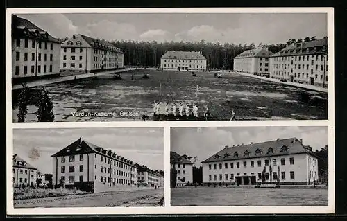 AK Giessen, Verdun-Kaserne, Mehrfachansicht