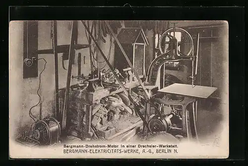 AK Hamburg-Neustadt, Bergmann-Elektricitäts-Werke AG, Bergmann-Drehstrom-Motor