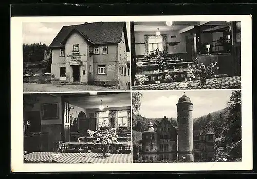 AK Mespelbrunn i. Spessart, Pension, Gasthaus Zum Elisavatal