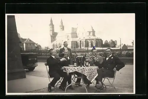 Foto-AK Worms, Sonntags-Runde Martin Pöschel, Weinverkostung
