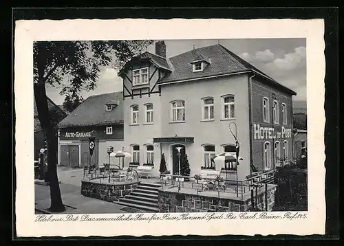 AK Usseln im Upland, Hotel zur Post, 