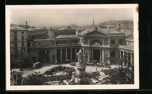 AK Genova, Piazza Acquaverde e Monumento a Cristoforo Colombo