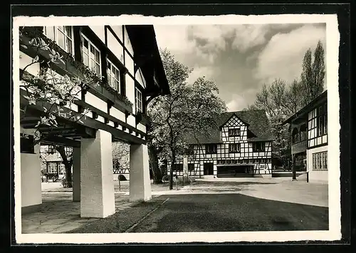 AK Zürich, Schweizerische Landesausstellung 1939, Dorfplatz in der LA