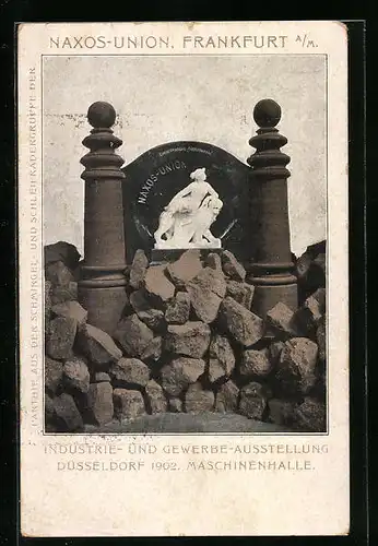 AK Düsseldorf, Industrie- und Gewerbe-Ausstellung 1902, Maschinenhalle