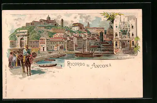 AK Ancona, Ortsansicht, S. Francesco