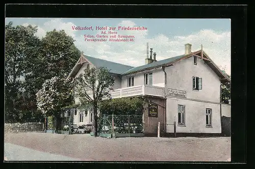 AK Hamburg-Volksdorf, Hotel zur Friedenseiche