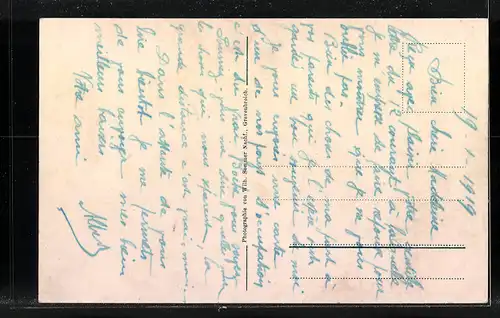 AK Grevenbroich, Lindenstrasse mit Bäumen