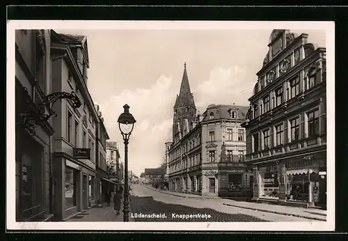 AK Lüdenscheid, Partie in der Knapperstrasse