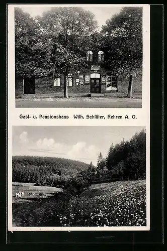 AK Rehren, Gasthaus von Wilh. Schlüter