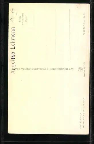 AK Musikerin Undine von Medvey mit einem sympathischen Lächeln, Autograph