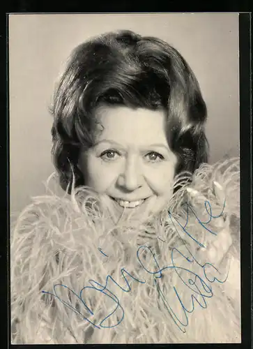 AK Musikerin Brigitte Mira, Autograph