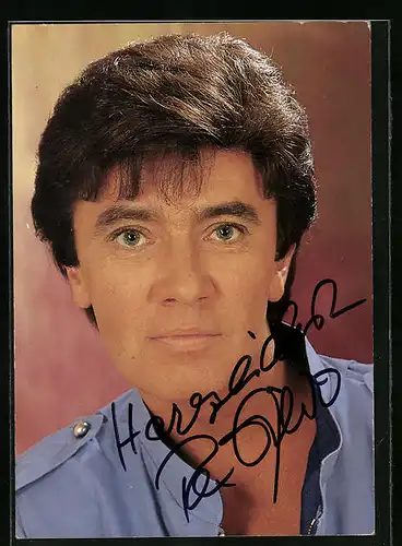 AK Musiker Rex Gildo mit Autograph