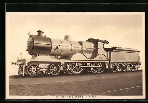 AK 440 Express Engine No. A. 781, englische Eisenbahn