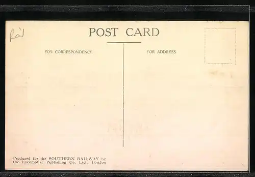 AK 440 Express Engine No. A. 781, englische Eisenbahn