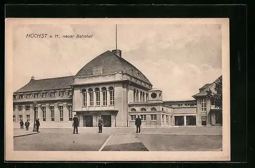 AK Frankfurt-Höchst, Neuer Bahnhof