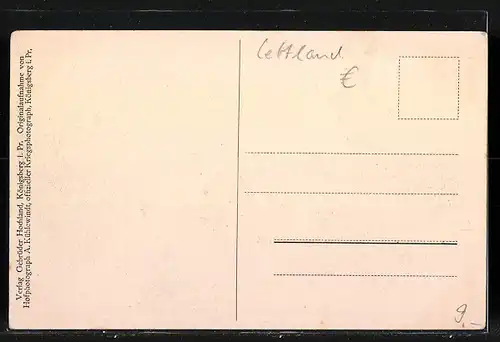 AK Tuckum /Kurland, Marktplatz mit Automobil