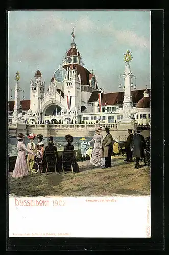 AK Düsseldorf, Ausstellung 1902, Hauptindustriehalle