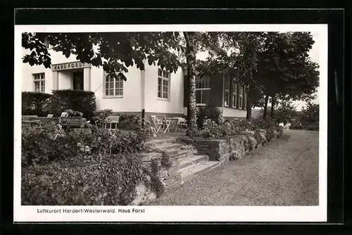 AK Hardert /Westerwald, Gasthof Haus Forst