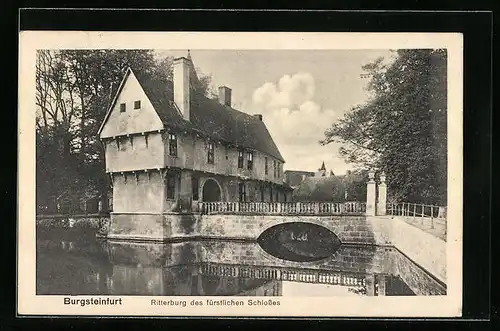 AK Burgsteinfurt, Ritterburg des fürstlichen Schlosses