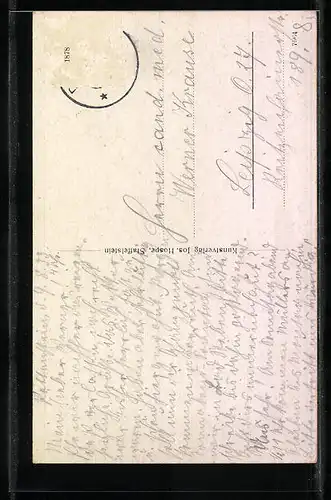 AK Pottenstein /Fränk. Schweiz, Häuser mit Burg