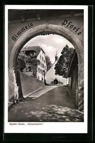 AK Wyhlen /Baden, Blick durch die Himmelspforte