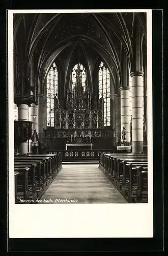 AK Vreden i. W., Inneres der kath. Pfarrkirche