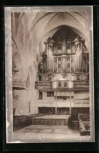 AK Salzwedel, Orgel und Kanzel der St. Marienkirche