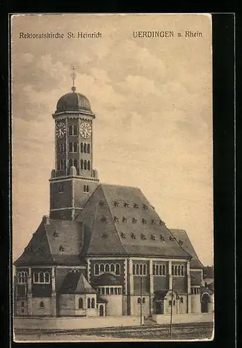 AK Uerdingen a. Rhein, Rektoratskirche St. Heinrich