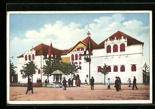 AK Leipzig, Weltausstellung für Buchgewerbe und Graphik 1914, Russisches Staatsgebäude