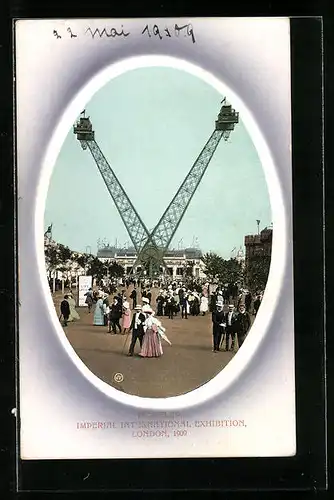 AK London, Imperial International Exhibition 1909