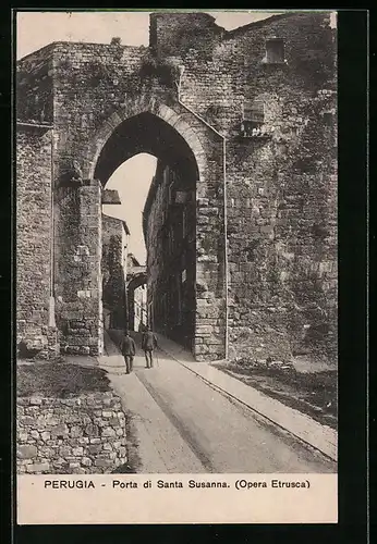 AK Perugia, Porta di Santa Susanna (Opera Etrusca)