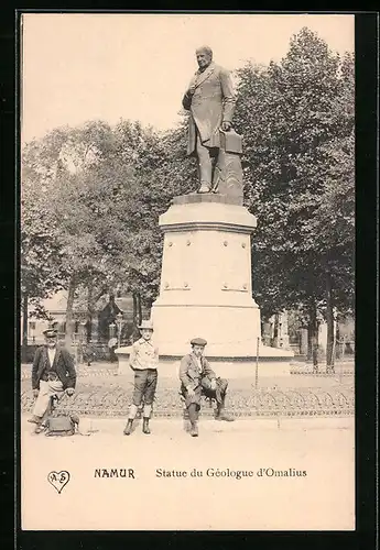 AK Namur, Statue du Géologue d`Omalius