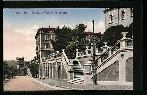 AK Perugia, Hotel Brufani e Viale Carlo Alberto