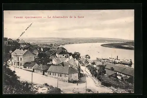 AK Belgrad, Le débarcadère de la Save