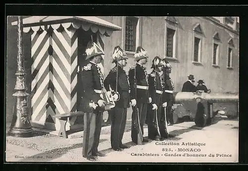 AK Monaco, Carabiniers, Gardes d`honneur du Prince