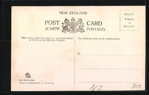 AK Wanganui, Ortspartie mit Fluss