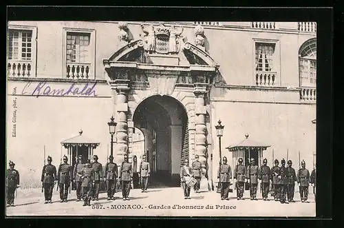 AK Monaco, Gardes d`honneur du Prince