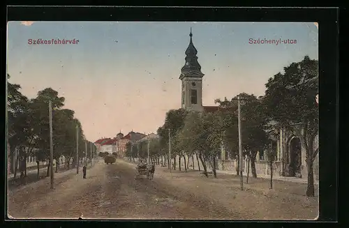 AK Szekesfehervar, Szechenyi-utca