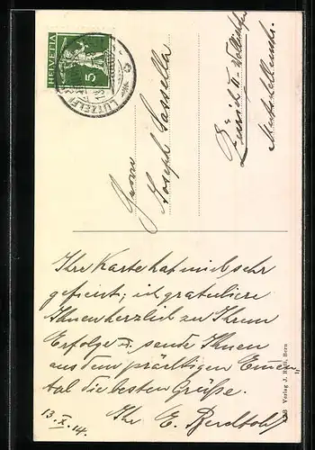 AK Lützelflüh, Denkmal für Jeremias Gotthelf