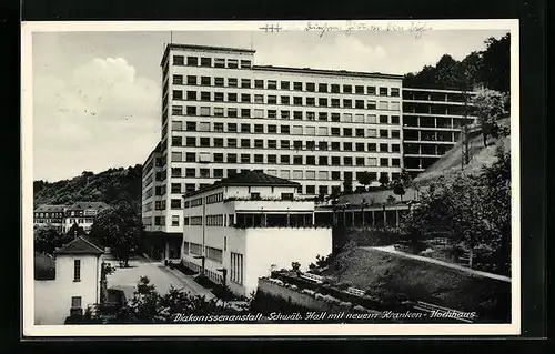 AK Schwäb. Hall, Diakonissenanstalt, neues Kranken-Hochhaus