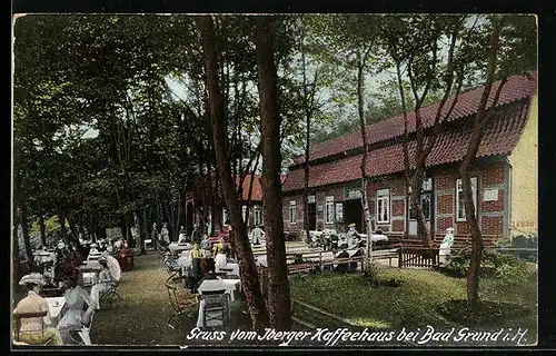 AK Bad Grund i. H., Gasthaus Iberger Kaffeehaus