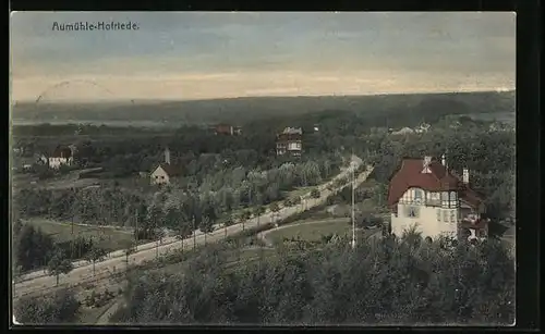 AK Aumühle-Hofriede, Gesamtansicht mit Fernsicht