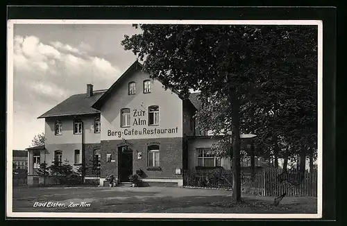 AK Bad Elster, Berg-Cafe u. Restaurant Zur Alm