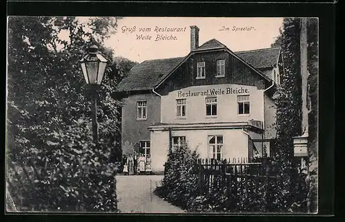 AK Bautzen, Restaurant Im Spreetal Weite Bleiche