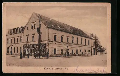 AK Kötitz b. Coswig, Gasthof zu Kötitz