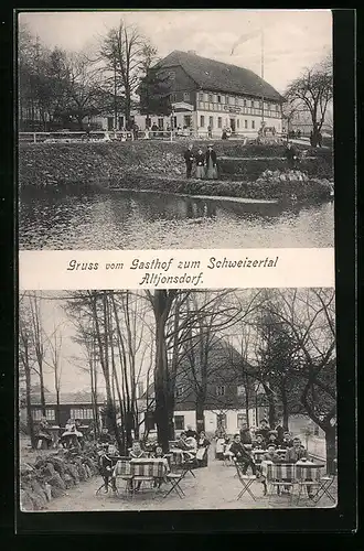 AK Altjonsdorf, Gasthof zum Schweizertal