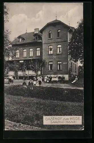AK Saalfeld /Saale, Gasthof zur Heide