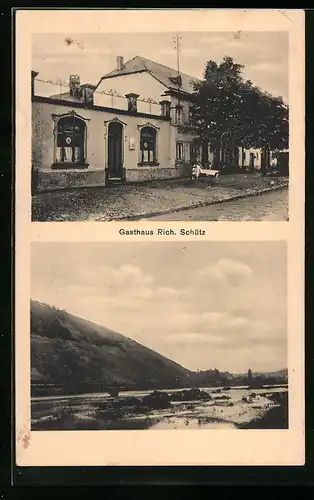 AK Köln-Dellbrück, Gasthaus Rich. Schütz