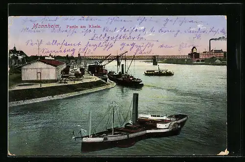 AK Mannheim, Partie am Rhein